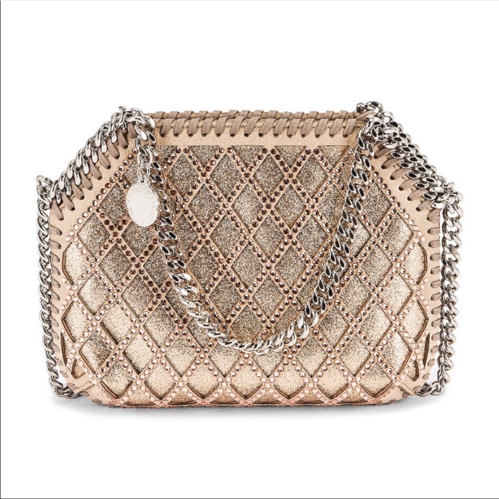 STELLA MCCARTNEY
Stella McCartney Tiny Crystal Falabella Bag!
